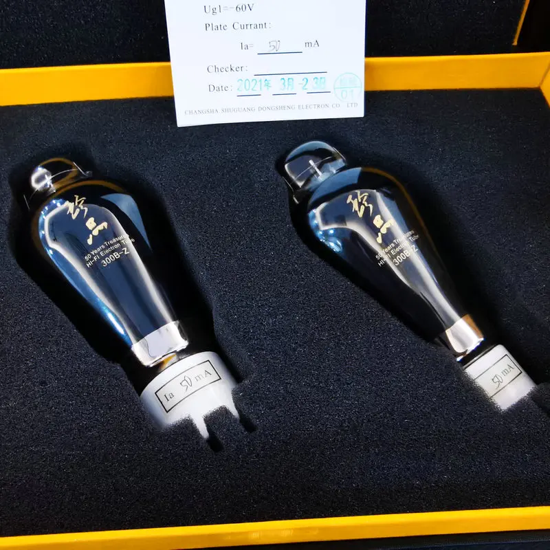 

1Pair 300B-Z 300BZ Vacuum Tube Replace 300B Vintage Hifi Audio Tube AMP DIY Factory Test Match Pair Collector Edition