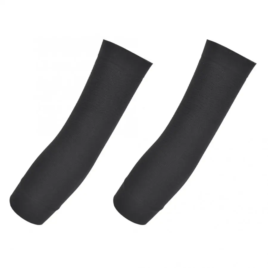 Пара 26 см нарукавники черный нейлоновый дышащий поглощающий пот тонкий шейпер