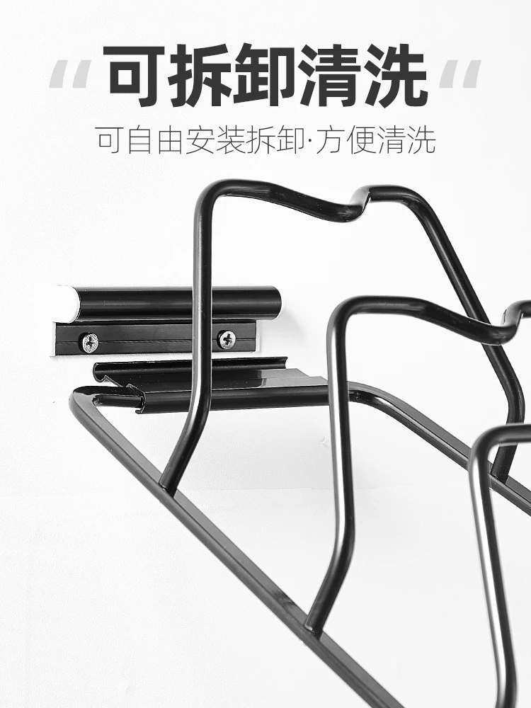 

Punch-free kitchen shelf space aluminum wall hanging cutting board cutting board drain storage rack kitchenware hanging shelf