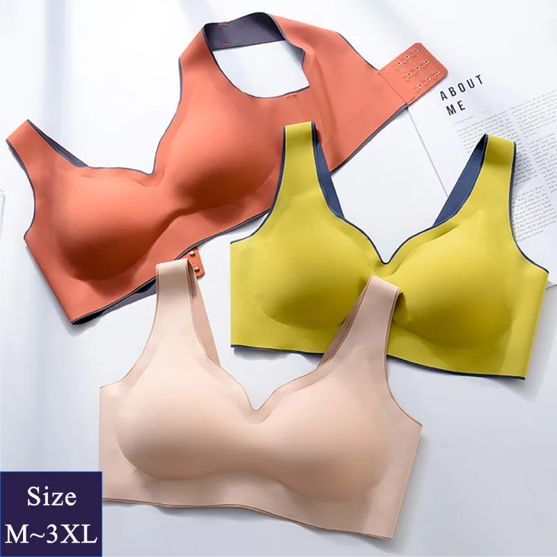 

Elifashion Thai Latex Underwear Women Thin No Steel Ring Ultra-Light Gather Sports Vest Sleep Bra 6 Colors Available