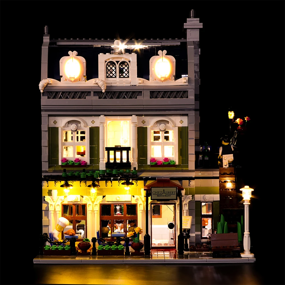 

Led Light Compatible For lego Creator Expert 10243 Parisian Restaurant building blocks (Not include the lego set)