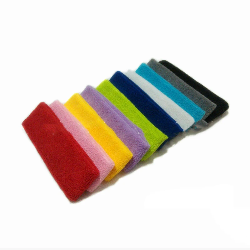 Хлопковая спортивная повязка для волос йоги баскетбола 13 цветов|sweat headband|headband