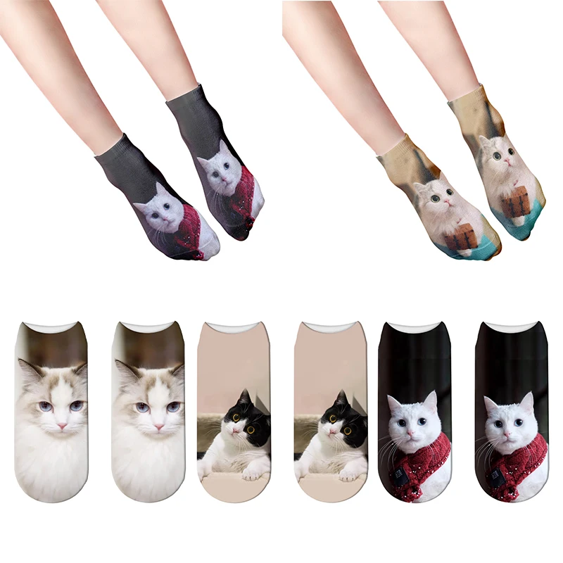 Носки женские в стиле Харадзюку милые уличные повседневные брендовые с