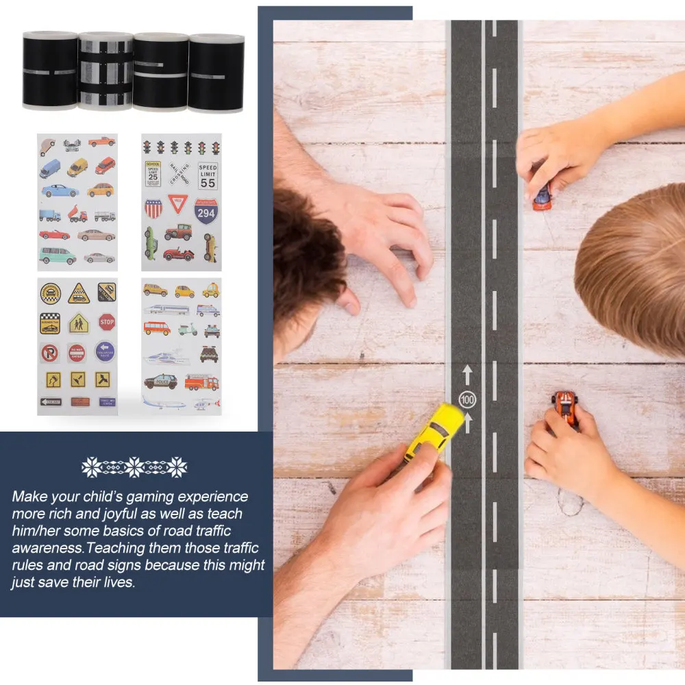 

13 Pcs Creative Traffic Railway Road Washi Tape Adhesive Tape DIY Sticker Label
