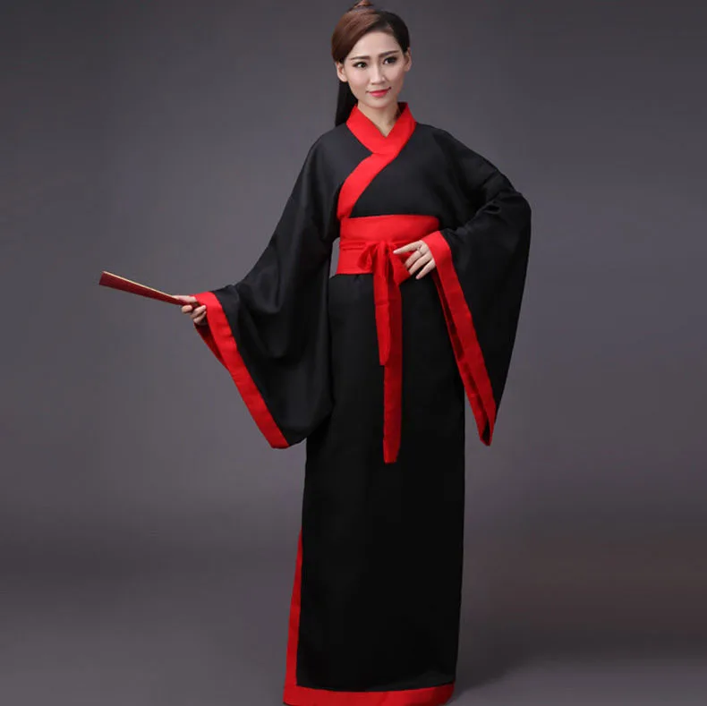 Китайское традиционное платье для мужчин и женщин костюм Hanfu Tang династии