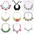 Три чокер с несколькими слоями цепочки с бусинами эффектные ювелирные изделия богемное модное ожерелье для женщин оптовая продажа длинное ожерелье ручной работы