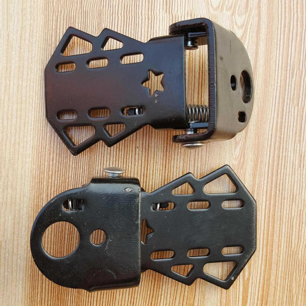 Пара задних педалей для горного велосипеда из нержавеющей стали утолщенные