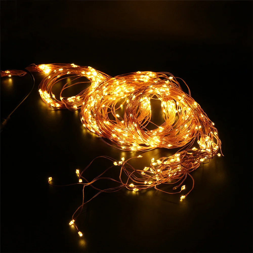 Waterproof Decorative Vine String Lights 20Strands 400 Leds Hanging Twinkle Fairy with Remote for Garden Christmas Tree | Освещение
