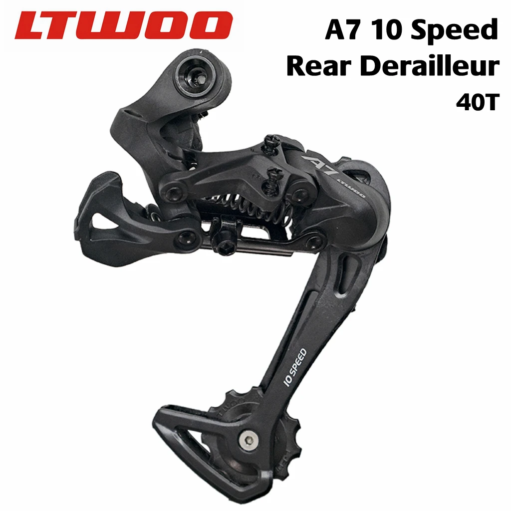 

LTWOO A7 10 Speed Bicycle Rear Derailleur for MTB Mountain Bike, Compatible with 34T/40T/50T Bike Cassette DEORE