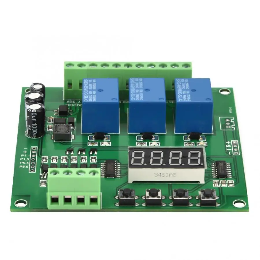 Программируемое 3 канальное реле управления модуль триггер