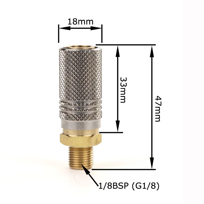 Новый Расширенный PCP Air Charging Quick Release Adapter Socket 1/8BSP (G1/8)|Пейнтбольные аксессуары| |