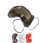 БДСМ игрушки мужское Силиконовое устройство верности секс-игрушки для мужчин многоразовый презерватив удлинение пениса кольцо для пениса клетка для пениса рукава для пениса