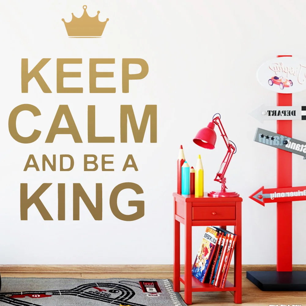 Новинка 2019 настенная роспись Keep Calm съемная наклейка декор для гостиной спальни