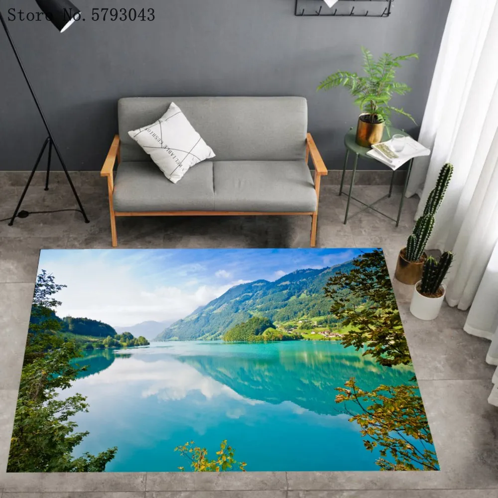 3d-принт красивый Фотофон напольный коврик для детской Снежной Горы детский