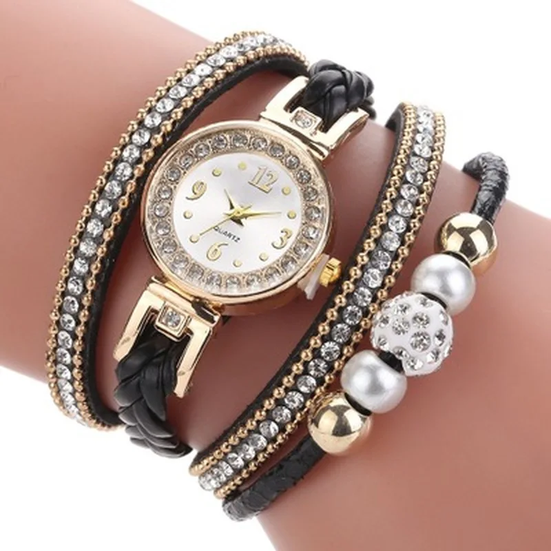 High Quality Beautiful Fashion Women Bracelet Watch Ladies Watch Casual Round Analog Quartz Wrist Bracelet Watch For Women Clock