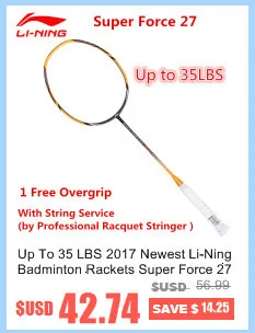 105 шт = 7 трубок Li-Ning бренд А+ 60 Волан для бадминтона гусиное перо Птички летающие стабильно прочные Li Ning Battledore L658-7K03