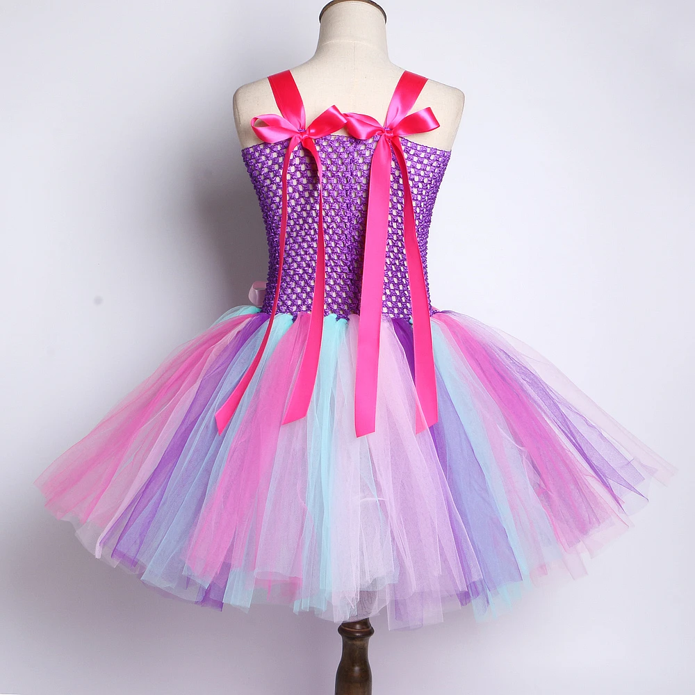 Cute Owl Children Dresses Girls Cartoon Costume for Halloween Party Kids Animal Tutu Dress with Flowers Headband Outfits | Детская