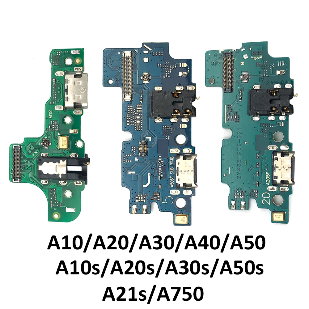 

10Pcs/lot USB Charging Board Connector Charger Board Flex Cable For Samsung A10 A10S A20 A20S A21S A30 A30S A40 A50 A50S A750