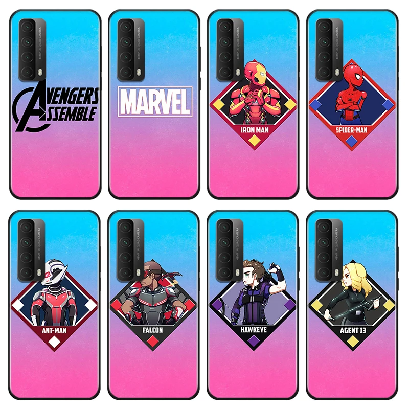 

Avengers superhero For Huawei Y9A Y9S Y9 Y8P Y8S Y7A Y7P Y7 Y6 Y6P Y6S Y5P Y5 Prime Pro 2019 2020 Soft Phone Case