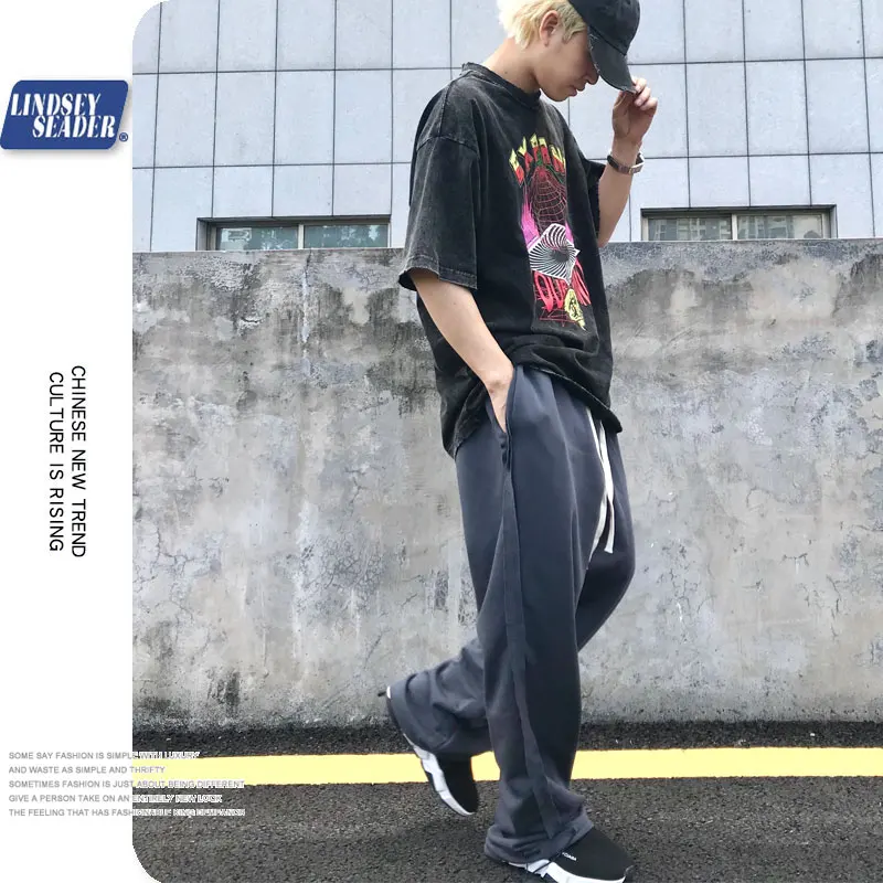 2020 хип-брюки джоггеры уличная одежда в стиле Харадзюку однотонные мужские