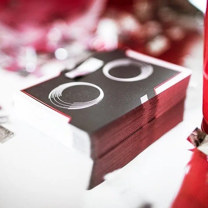 Черные игральные карты Saturn Hyperspace от Ellusionist Размер покера USPCC редкий ограниченный