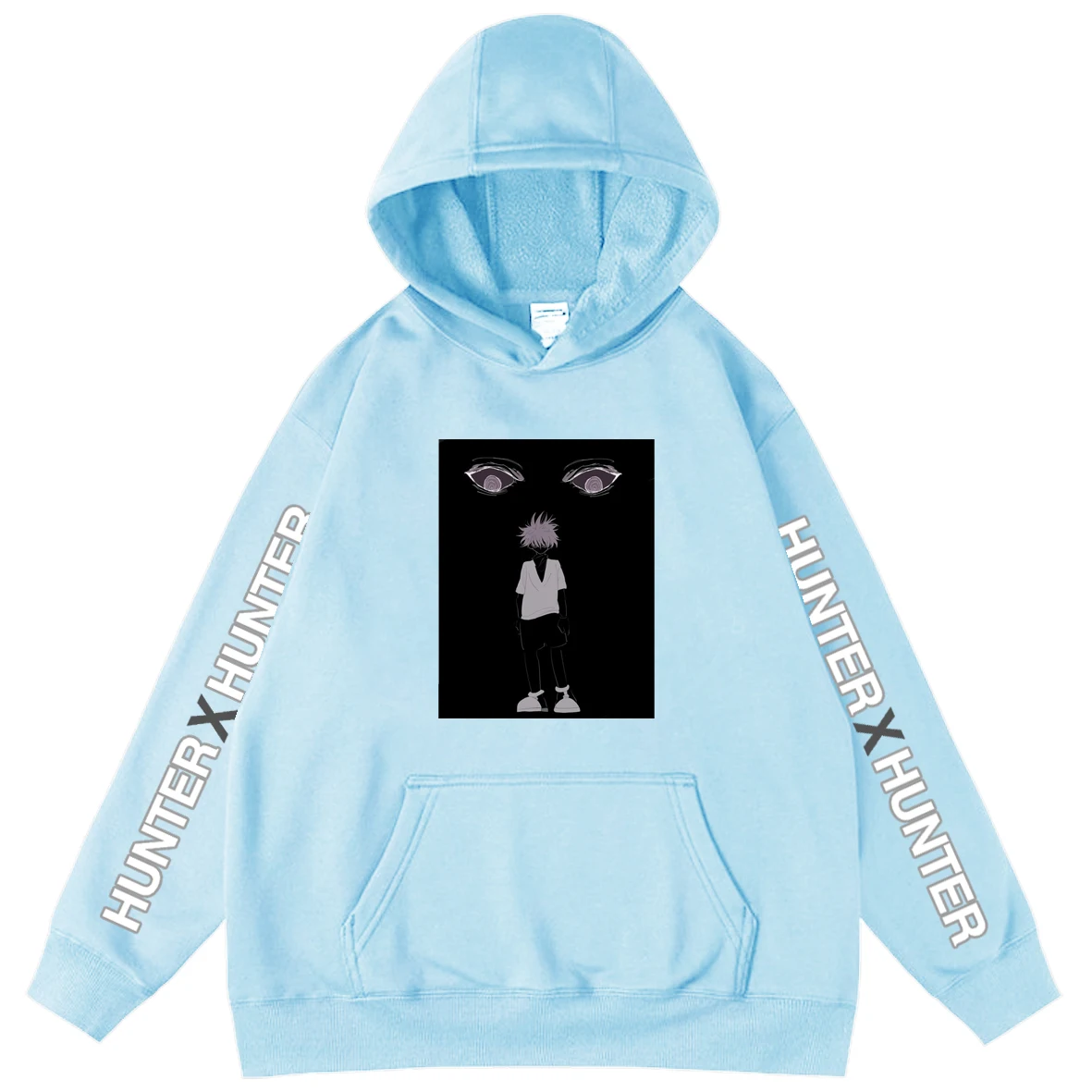 

Anime HUNTERXHUNTER Print Hoodies Long Sleeve Pullover Sweatshirt Mens Harajuku Fleece Hoodie Hip Hop Boy Teen Casual Hooded