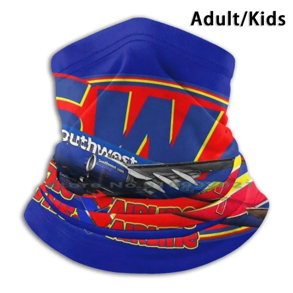 

Шарф-маска с сердцем, обогреватель для шеи, накидки для лица, платок, бандана, маска Swa, Юго-Западный самолет, B737 700, Luv Jet, Luv