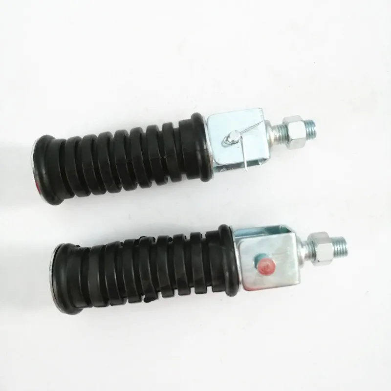 

Black Universal Motorcycle Motor Bike Folding Footrests Footpegs Foot Rests Pegs Rear Pedals Set Parts
