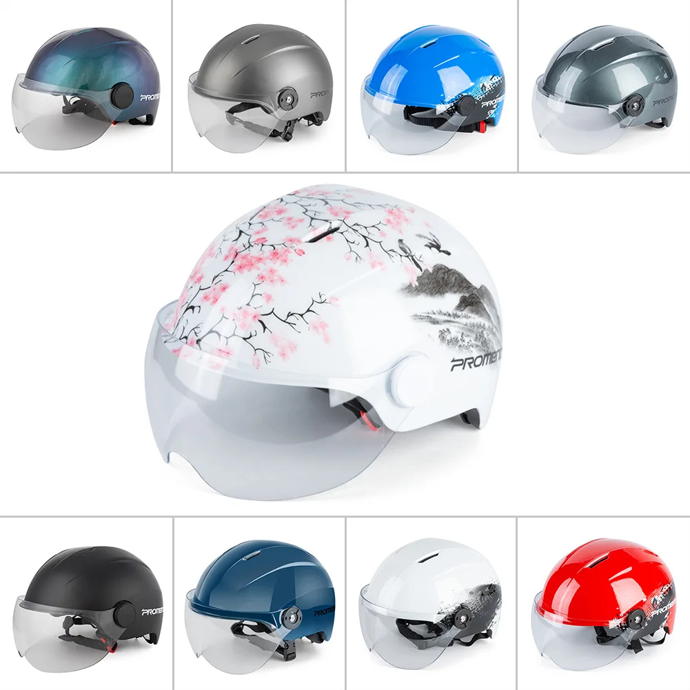 

MTB Road Bicycle Cycling Equipment Bicycle Helmets Protective Helmet Mountain Bike Cycling Sports Safety Helmet With Goggles