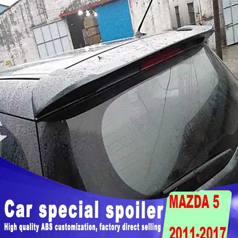5 спойлеров для 2011 2017 высококачественных АБС материалов установки Mazda от