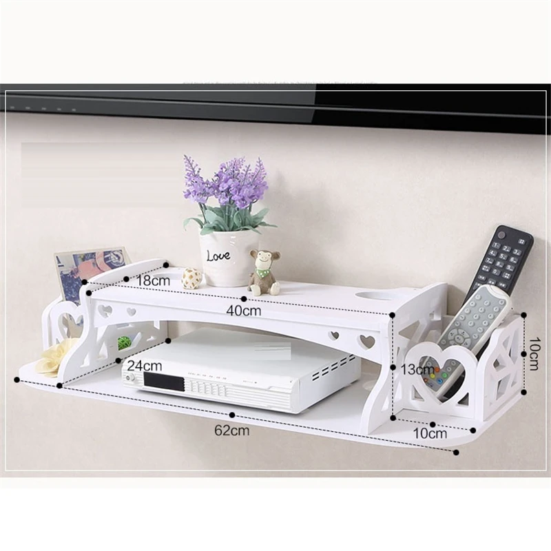 

Europe living room creative WIFI decoration collection TV set-top stacks hanger shelf rack socket cover cabinet storage