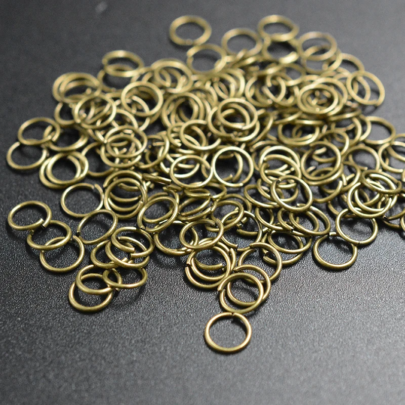 

FLTMRH 1,2 мм 150 шт. 0,8 м металлические виниловые железные открытые кольца с разрезом ювелирные изделия фурнитура Аксессуары для изготовления бр...