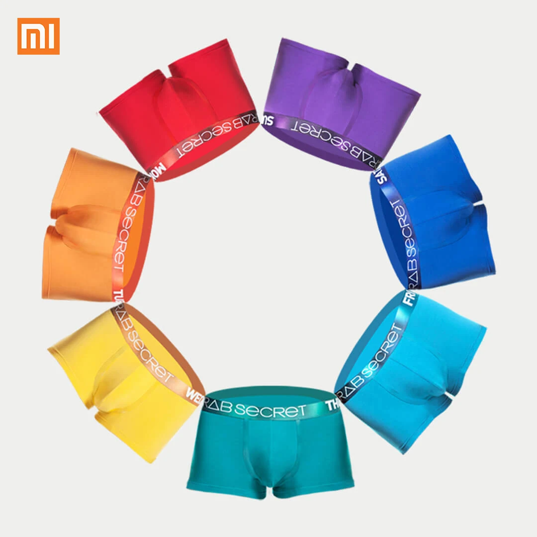 Xiaomi Mijia Youpin пара недели брюки Подарочная коробка 7 шт. Краб тайная близость лазер для кожи ремень красочный цвет подарок для пары коробка