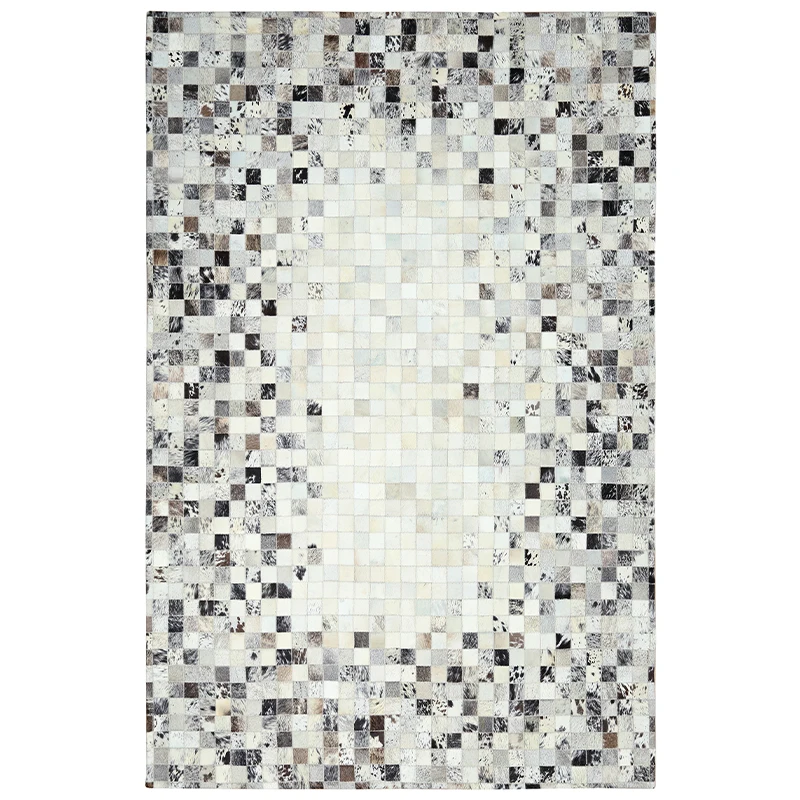 Ковры в простом Европейском стиле коврики из воловьей кожи для гостиной спальни