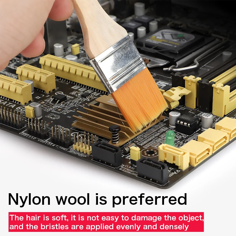 Промышленная кисть для рисования мягкая мобильного компьютера материнской