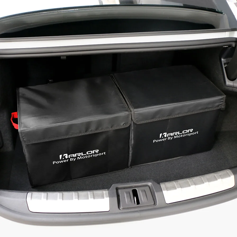 Folding Car Trunk Organizer Storage Bag Oxford Cloth Stowing Tidying Portable Cargo Box Container Accessories | Автомобили и