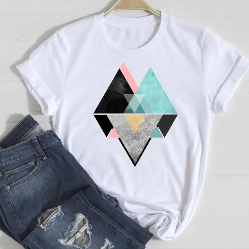 

Women Short Sleeve Printing New Trend 90s Fashion Cartoon Summer Girl Tshirts Clothes Stylish T Top Lady Print Tee T-Shirt