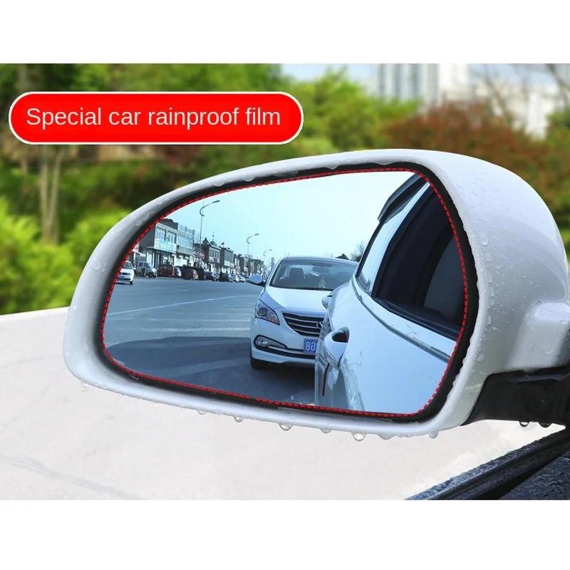 

2Pcs Car Rearview Mirror Anti Fog Film Anti Rain Coating Waterproof Rainproof Film Car Window Foils Protective Films