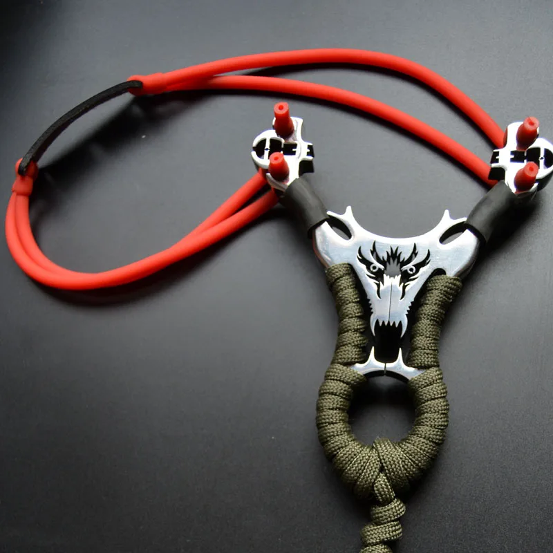 

New 304 stainless steel wire-cut recurve slingshot high quality outdoor hunting shooting precision aiming slingshot