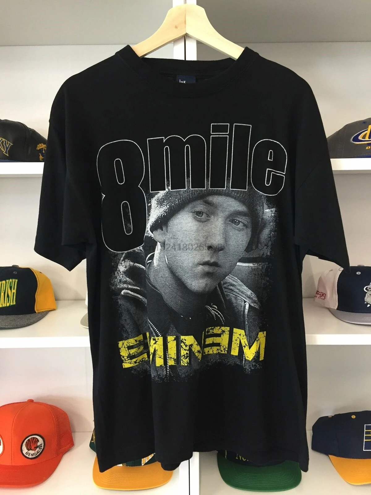 

Vintage Eminem 8 Mile Shirt M Rap Hip Hop Double Sided Bootleg