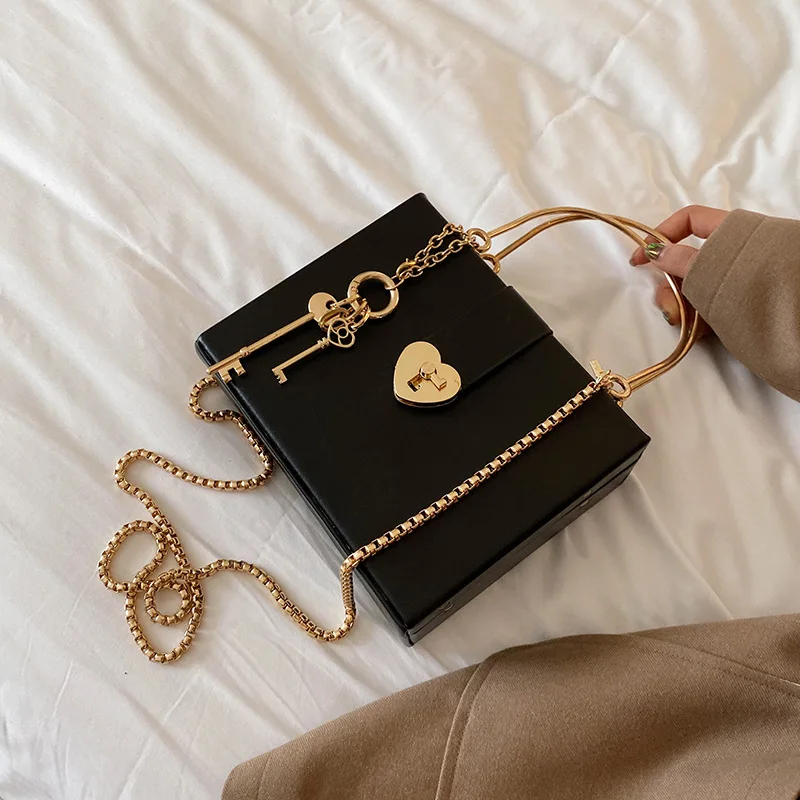 

Designer New Portable Box Totes Bag Unique Design Handbag Wild Crossbody Shoulder Bag Slung Women Messenger Square Bag