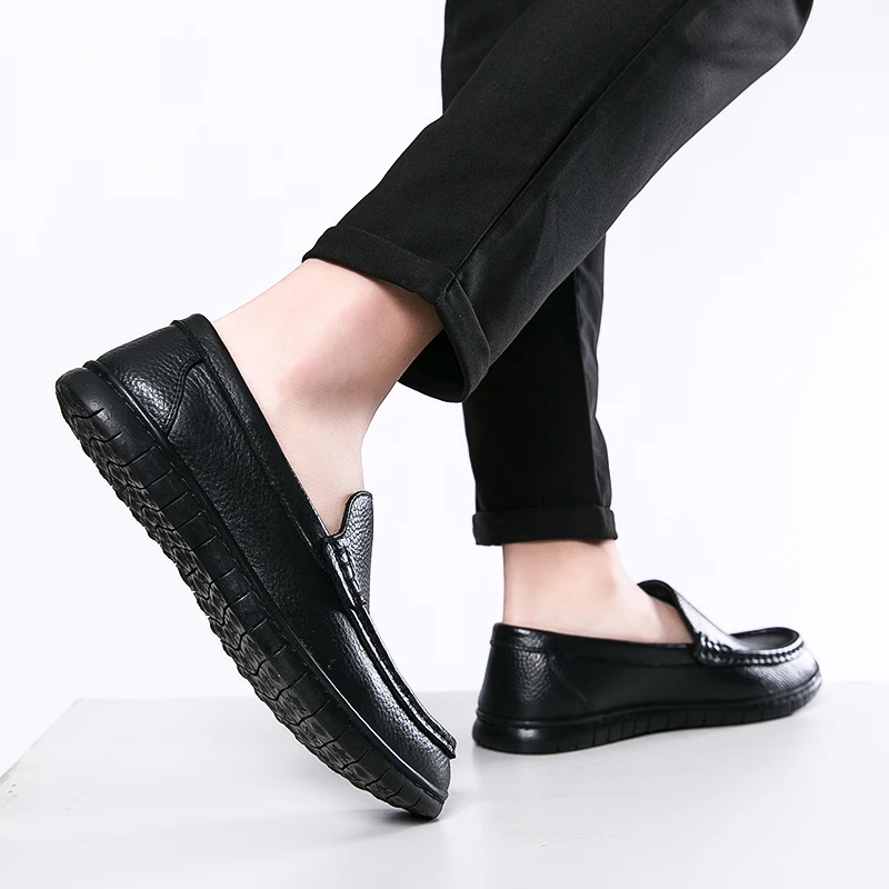 

casuales sapatos leisure zapatos de mens sneakers on shoes slip black fashion hot flat leather sale new masculino hombre sapato