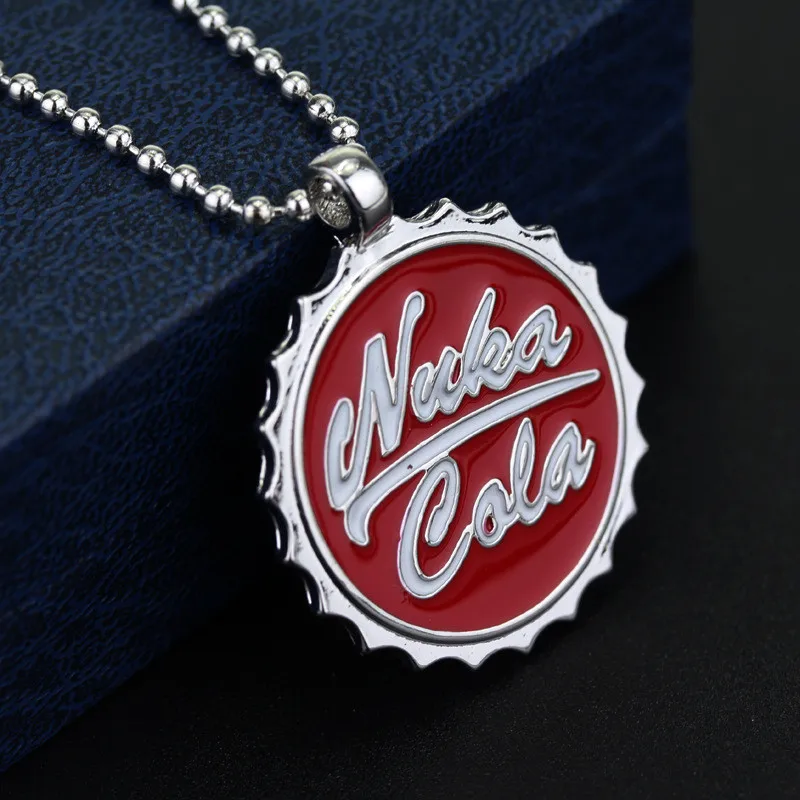 Ожерелья с пивной шапочкой ожерелья подвесками для онлайн-игр Fallout 3 ювелирные