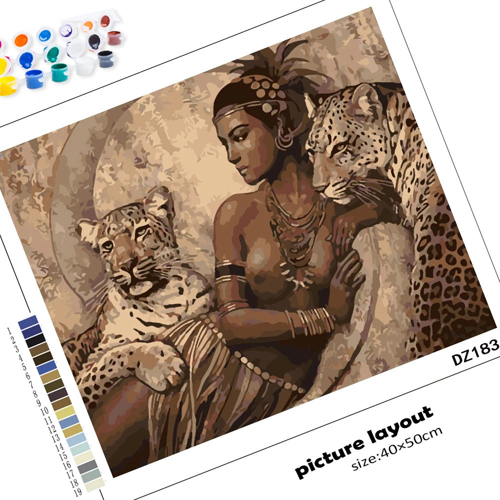 Набор для рисования по номерам на холсте без каркаса | Дом и сад