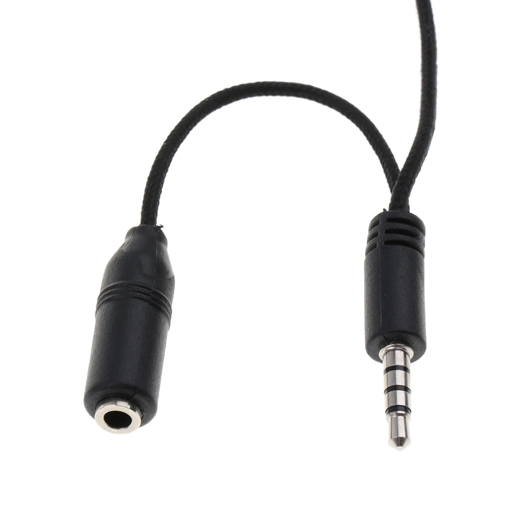 

Braided Cable 3.5mm Plug Clip-on Omnidirectional Microphone MIC With 3.5mm Adapter For Cell Phone/Pad/PC