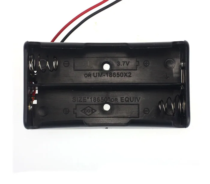 1 шт. чехол для аккумулятора 18650 с проводными выводами пайки/подключения |