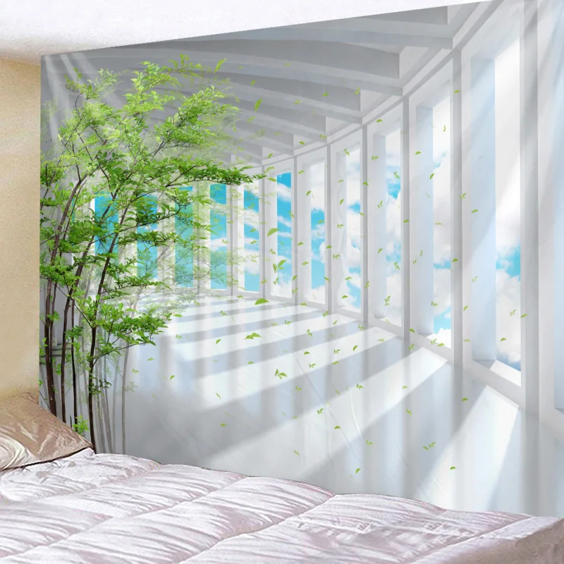 Гобелен на стену украшение для дома красивый пейзаж Настенный Ковер с принтом