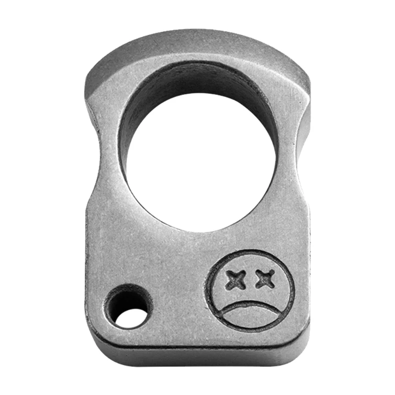 

Alloy Steel EDC Outdoor Survival Tool Portable Multifunctional Women Self Protect Knuckles Ring Pendant Window Breaker