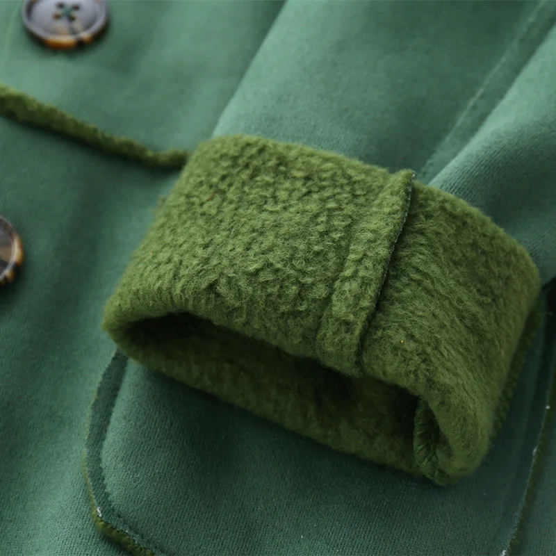 Детская одежда детское Свободное пальто куртка на молнии флисовое с капюшоном