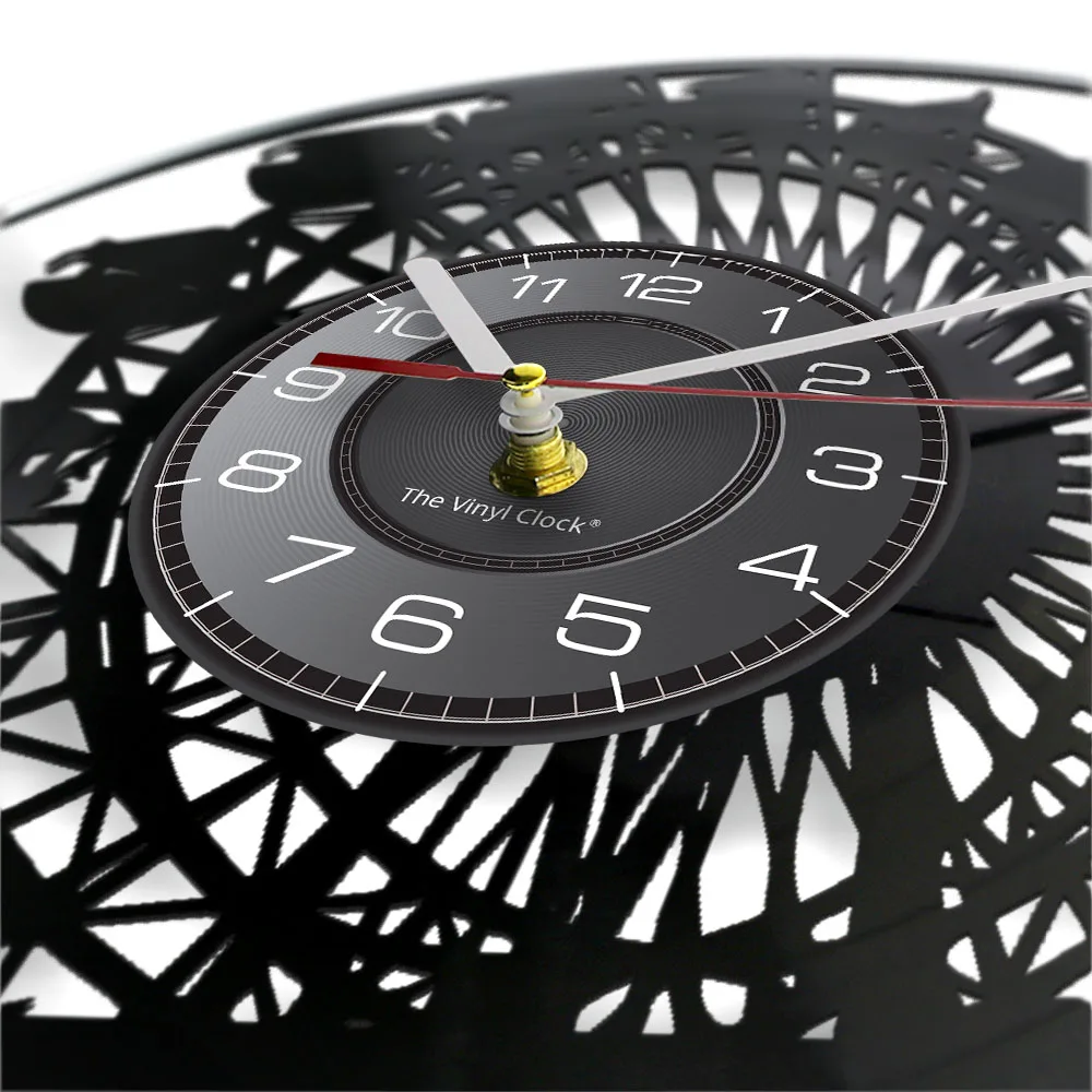 Лондонский глаз колесо обозрения виниловые часы с пластинкой неба Романтика